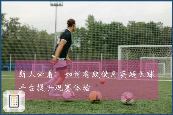 新人必看：如何有效使用英超买球平台提升观赛体验